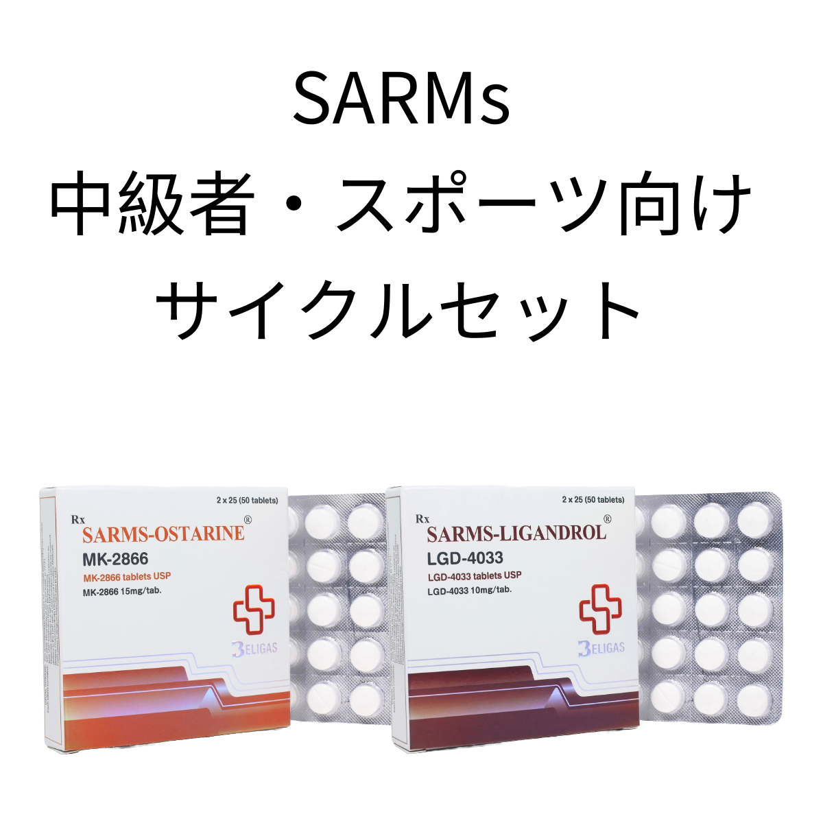 SARMs・中級者者向け・スポーツサイクルセット