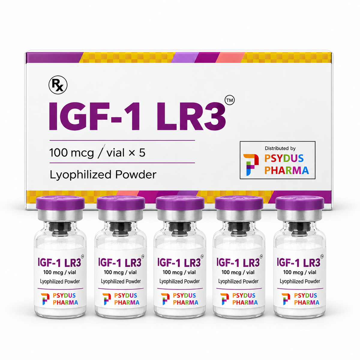 IGF-1 LR3(PSYDUS)/ 100mcg × 5本
