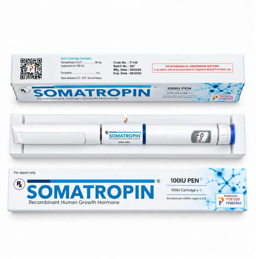 Somatropin HGH PSYDUS 100IU ペン