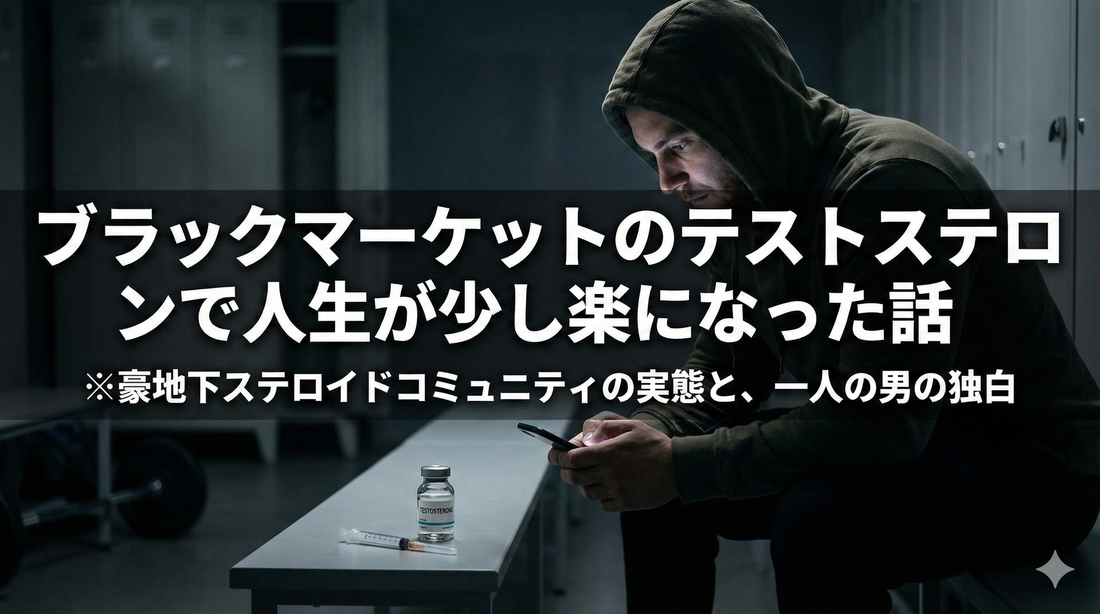 ブラックマーケットのテストステロンで人生が少し楽になった話