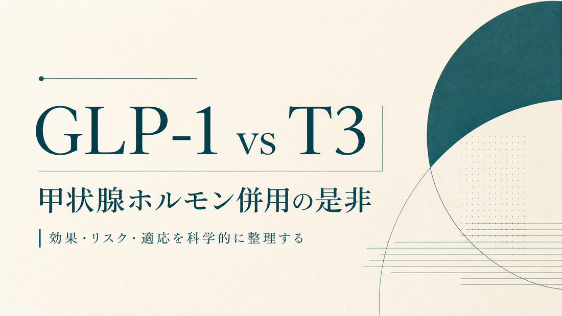 GLP-1 vs T3｜甲状腺ホルモン併用の是非