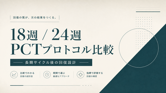18週/24週 PCTプロトコル比較｜長期サイクル後の回復設計