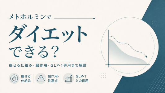 メトホルミンでダイエットできる?痩せる仕組み・副作用・GLP-1併用まで解説