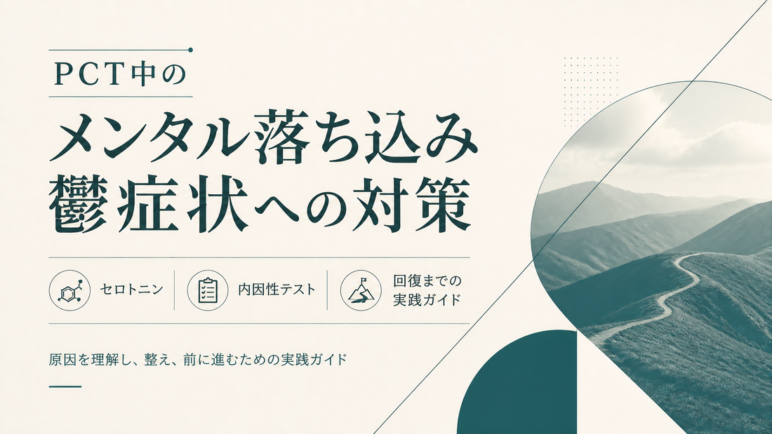 PCT中のメンタル落ち込み 鬱症状への対策｜セロトニン・内因性テスト・回復までの実践ガイド