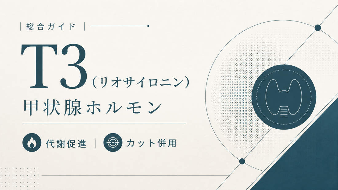 T3(リオサイロニン)総合ガイド｜甲状腺ホルモン・代謝促進・カット併用