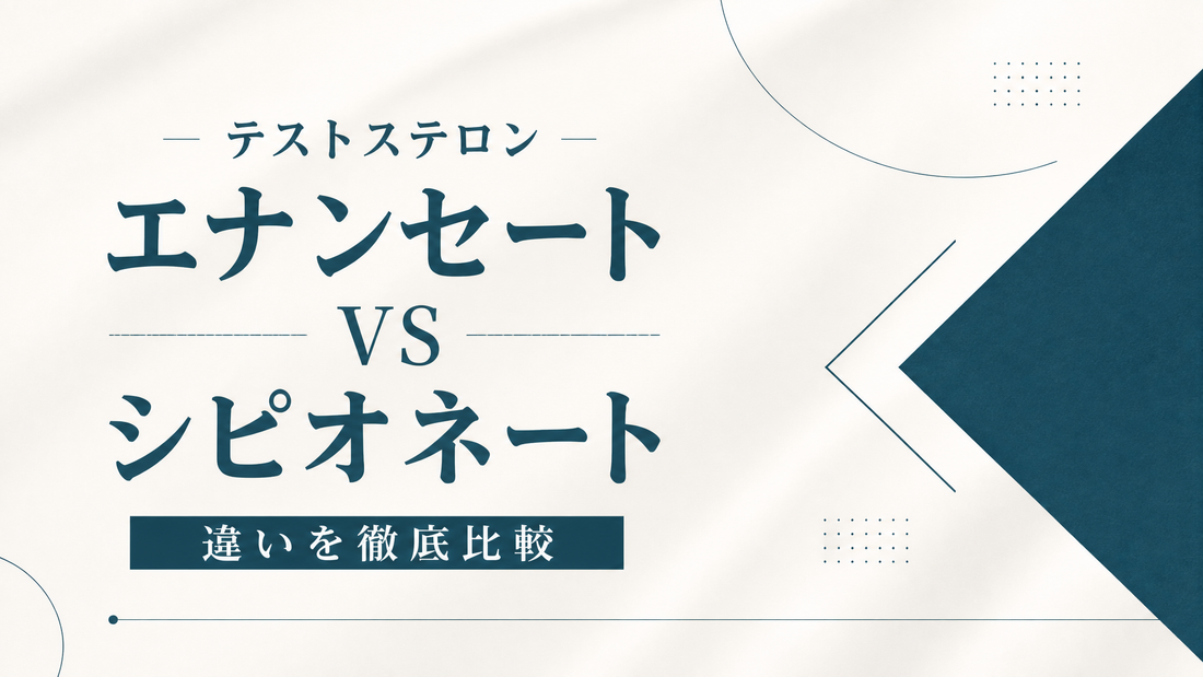 テストステロンエナンセートとシピオネートの違いを徹底比較