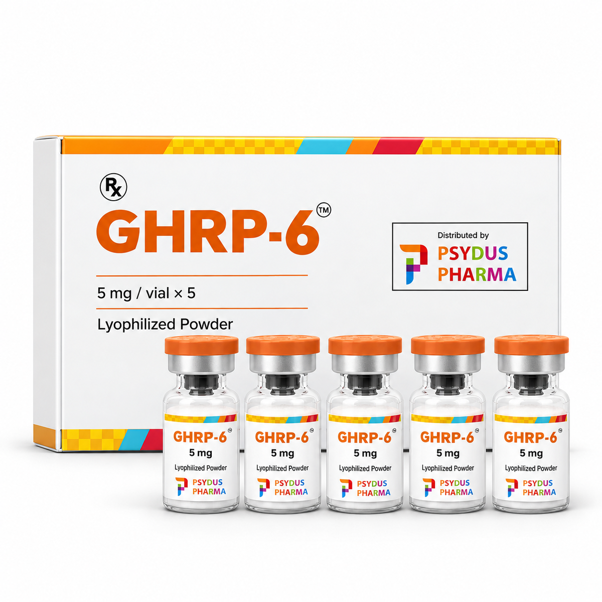 GHRP-6（PSYDUS）/ 5mg × 5本