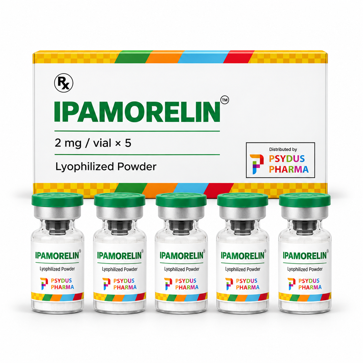 Ipamorelin（PSYDUS）/ 2mg × 5本