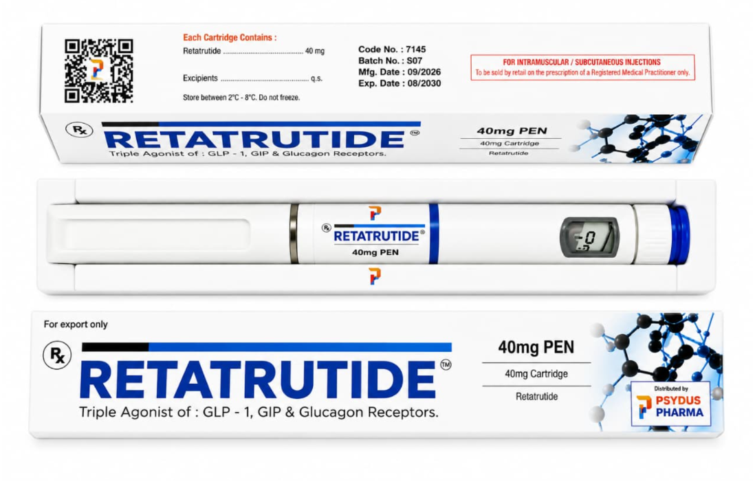 Retatrutide PSYDUS 40mg ペン